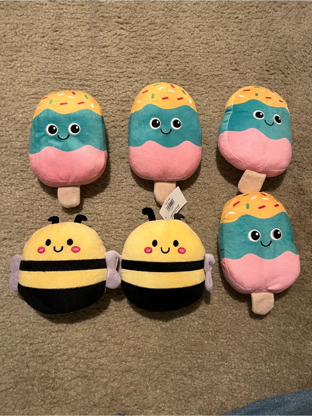 Bundle of 6 Plush Dog Toys – Squeaky & Super Cute - Picture 6 of 6